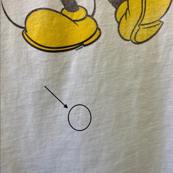 Old Navy Disney Men’s Mickey Mouse Tee White - Picture 6 of 8